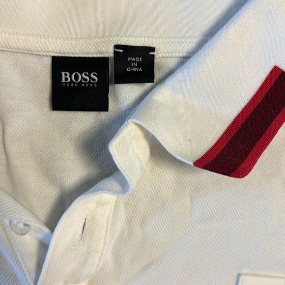 🍍HUGO BOSS POLO 🍍SZ XXL🍍PIT TO PIT 24”🍍LENGTH 26” - Picture 2 of 4
